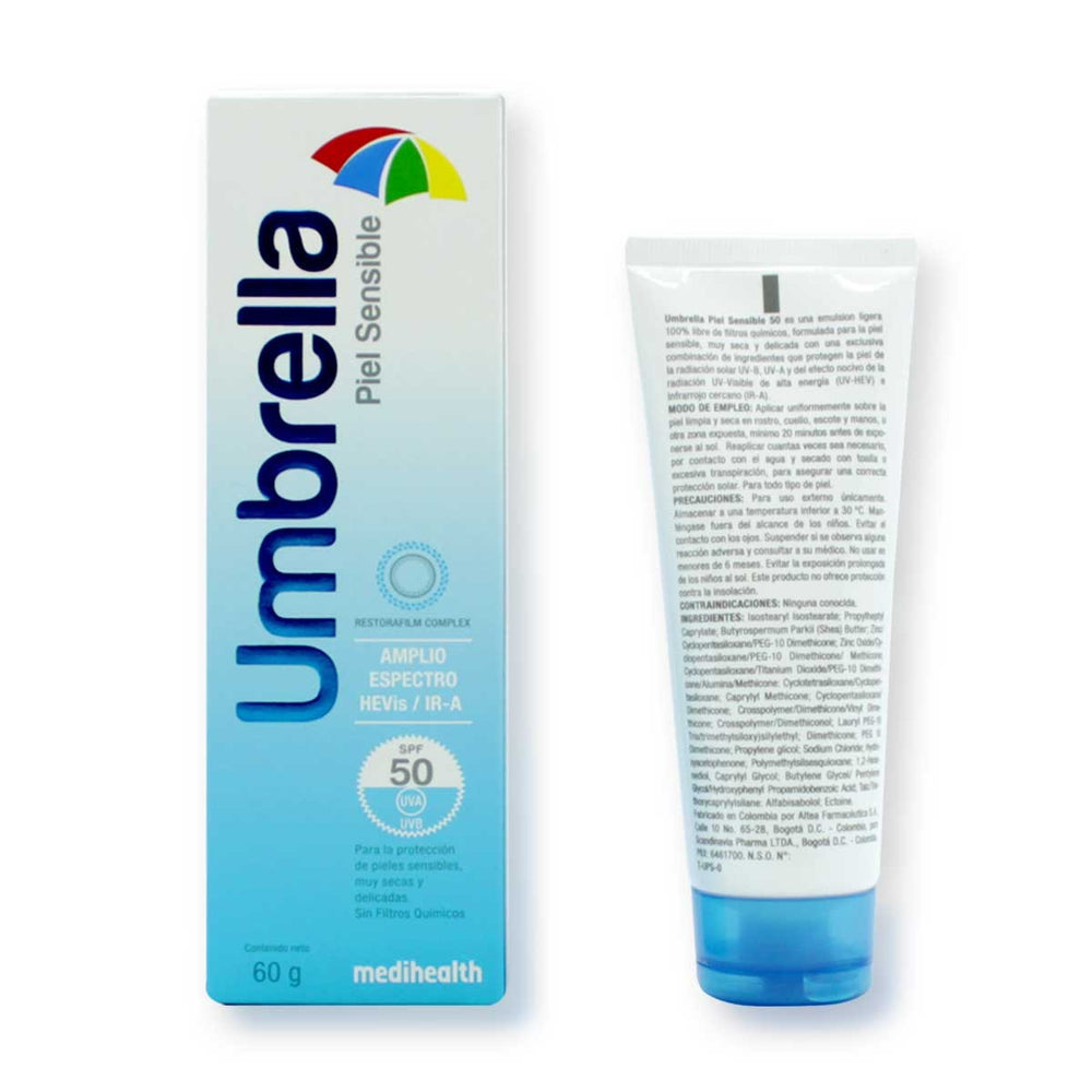 Umbrella Piel Sensible SPF 50 | 60 g
