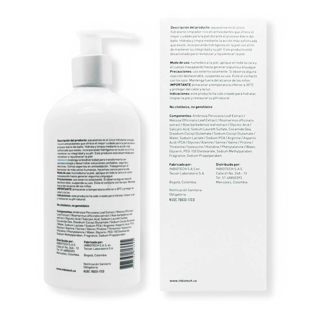 Aquasense Hidratante Limpiador | 400 ml