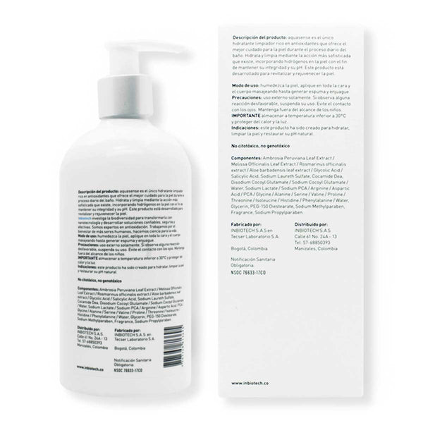 Aquasense Hidratante Limpiador | 400 ml