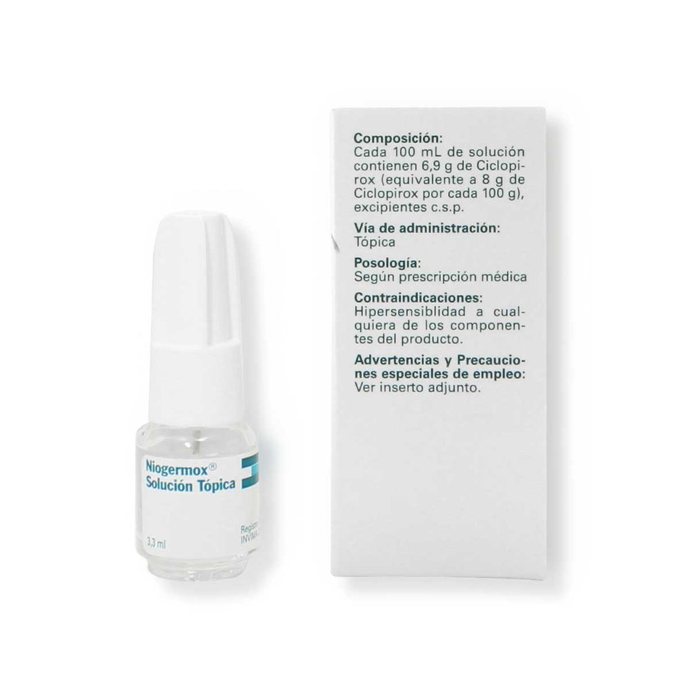 Niogermox 8% Solución Tópica Laca Ungueal | 3.3 ml
