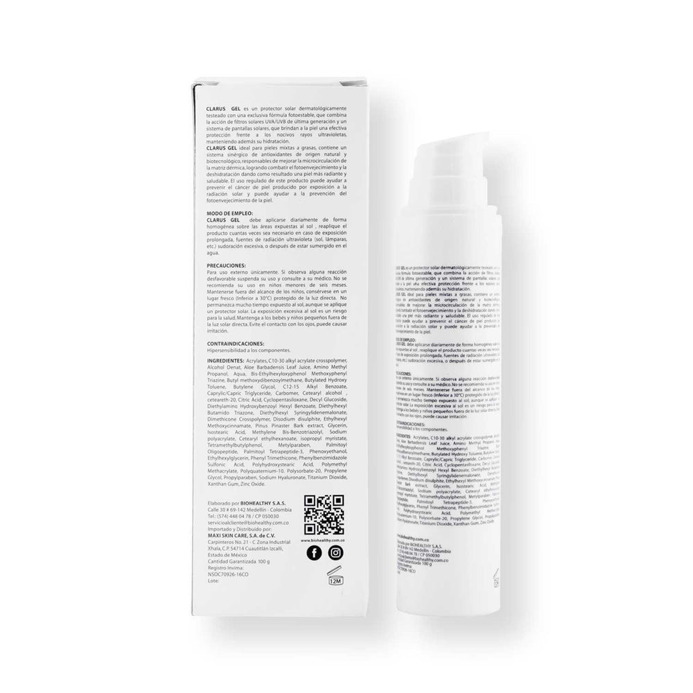 Clarus Gel Protector Solar | 120 g