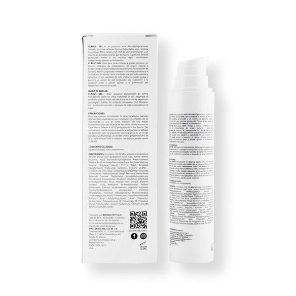 Clarus Gel Protector Solar | 120 g