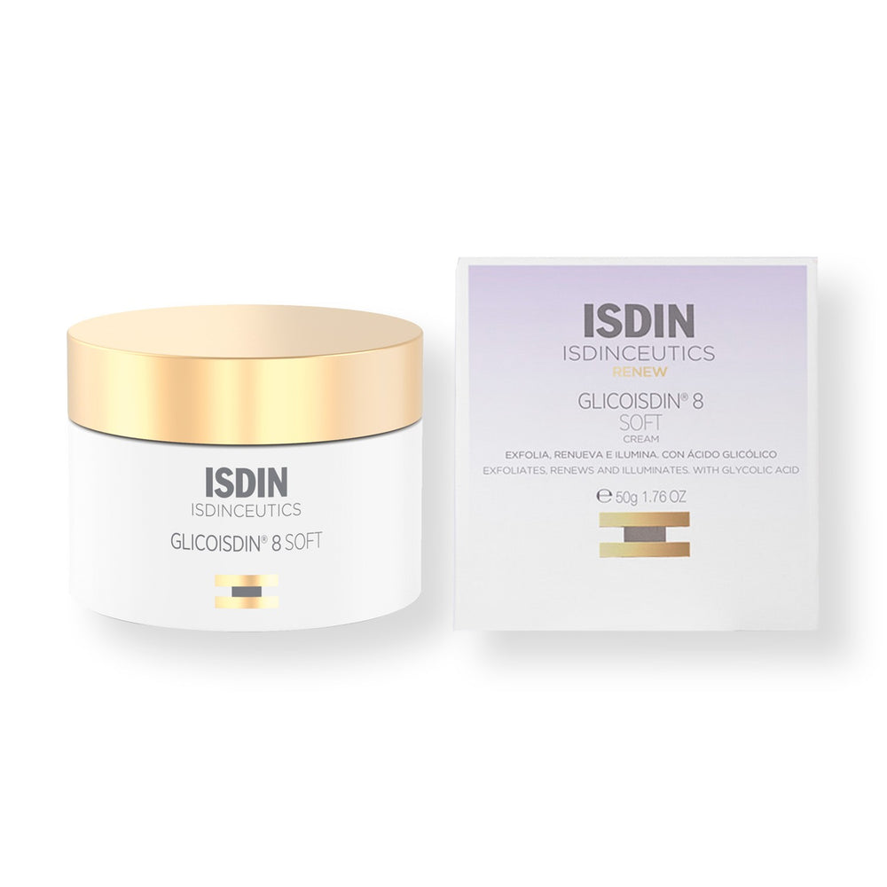 Isdinceutics Glicoisdin 8 Soft Crema Facial Efecto Peeling | 50 g