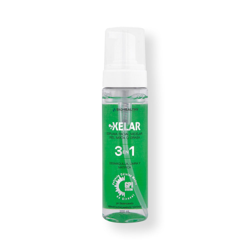 Xelar Espuma Facial Piel Mixta o Grasa | 200 ml