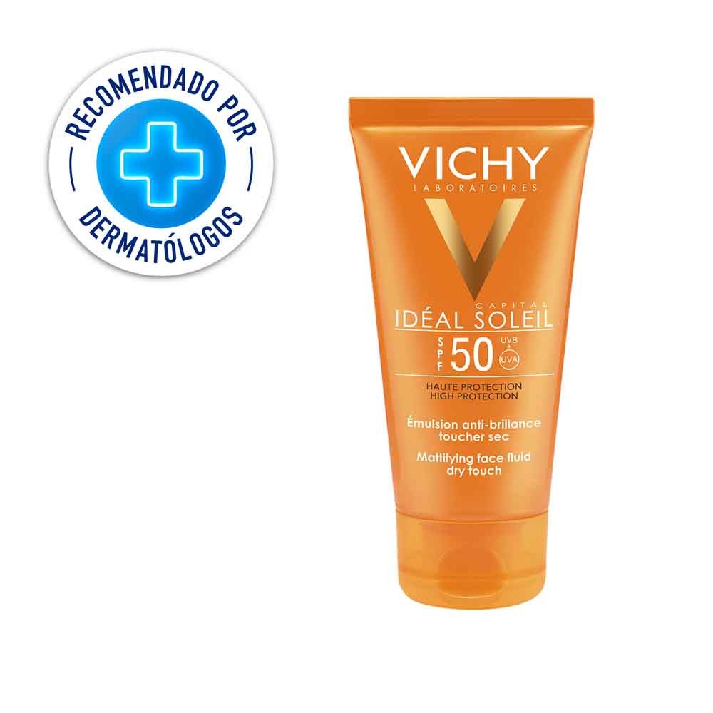 Idéal Soleil Emulsión Toque Seco SPF 50 | 50 ml