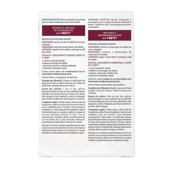 Ducray Anaphase Neoptide Expert Sérum Anticaída| 50 ml
