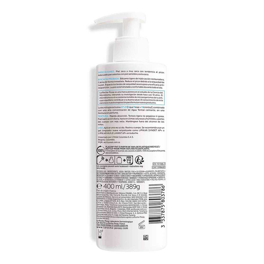Lipikar Baume Light AP+M | 400 ml