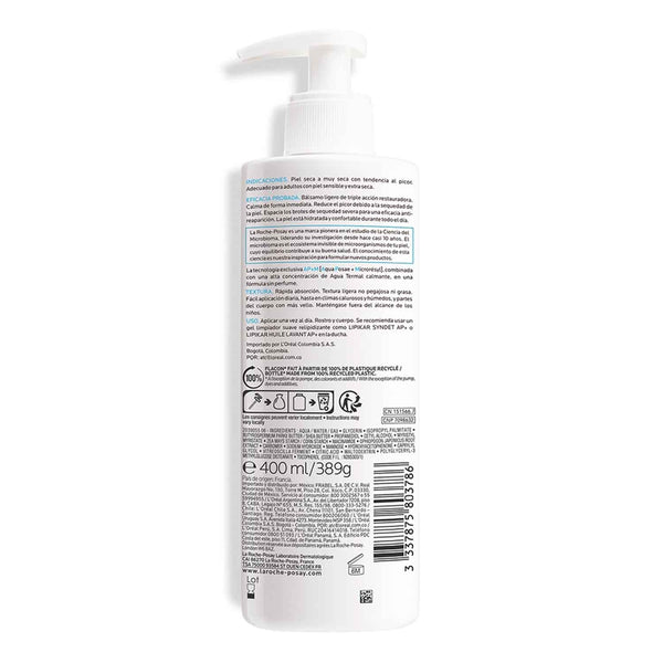 Lipikar Baume Light AP+M | 400 ml