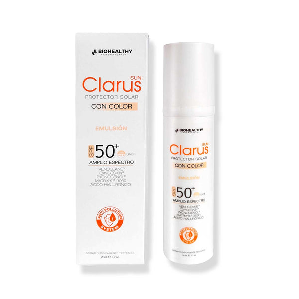 Clarus Protector Solar Con Color SPF 50+ | 50 ml