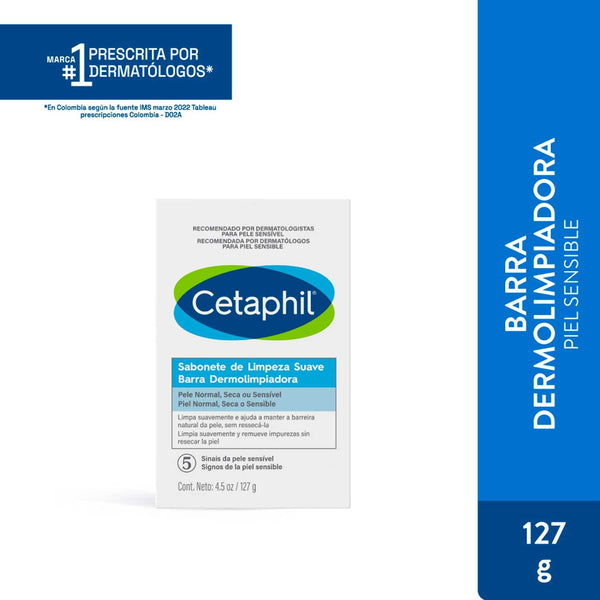 Cetaphil Barra Dermolimpiadora Suave  | 127 g