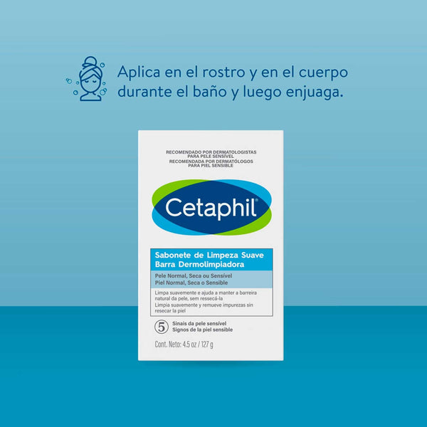 Cetaphil Barra Dermolimpiadora Suave  | 127 g