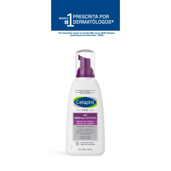 Cetaphil Pro AC Control Espuma de Limpieza | 236 ml