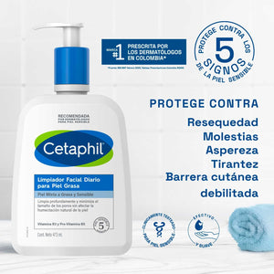 Cetaphil Limpiador Piel Grasa  | 473 ml