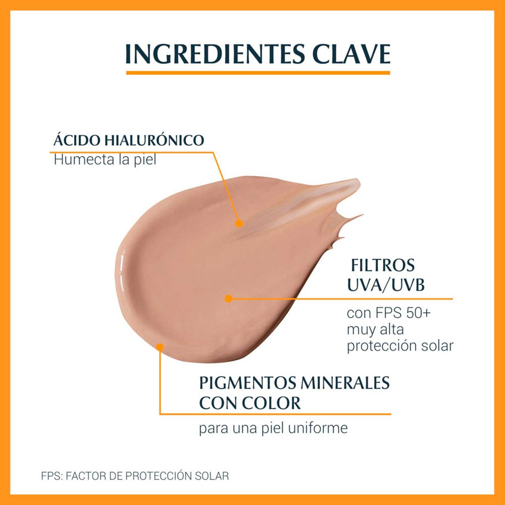 Protector solar CC Creme Tono medio FPS 50+ | 50 ml
