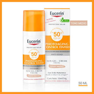 Protector solar CC Creme Tono medio FPS 50+ | 50 ml