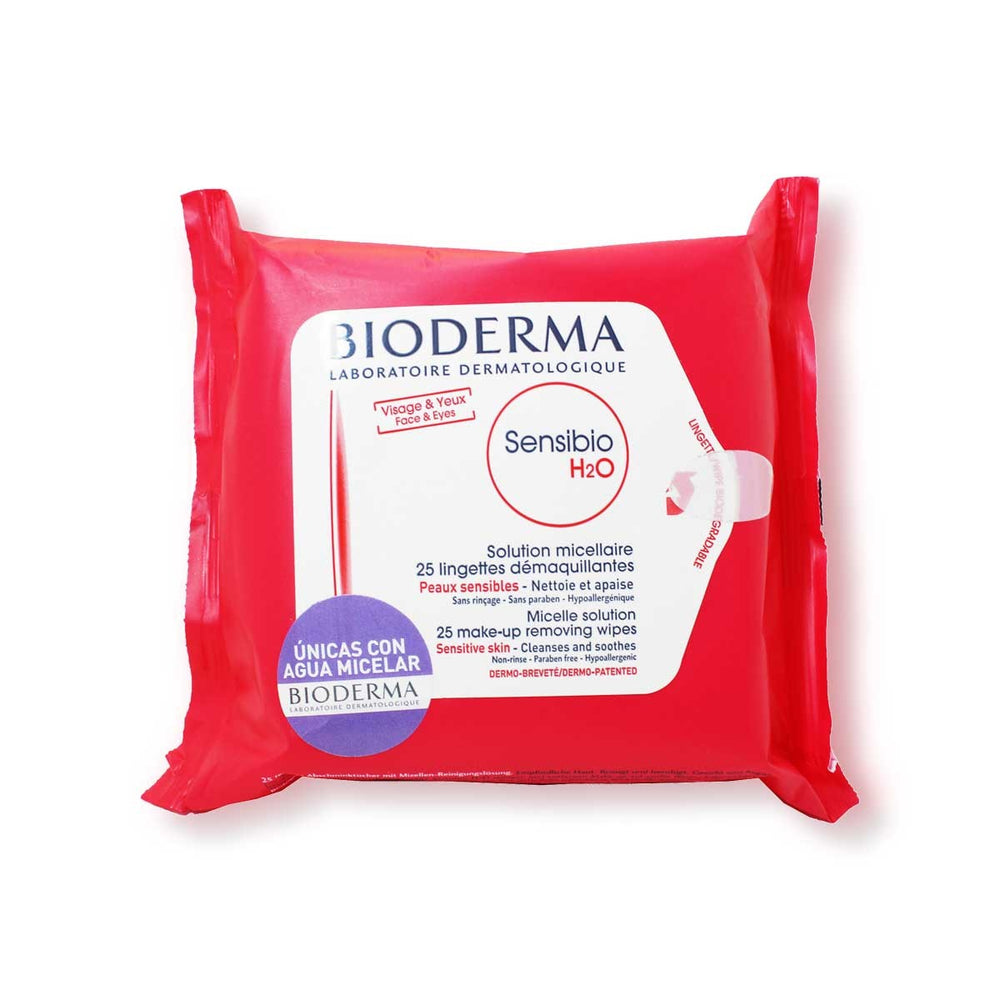 Sensibio H2O Toallitas Desmaquillantes | 25 Uds.