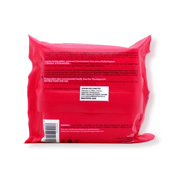 Sensibio H2O Toallitas Desmaquillantes | 25 Uds.