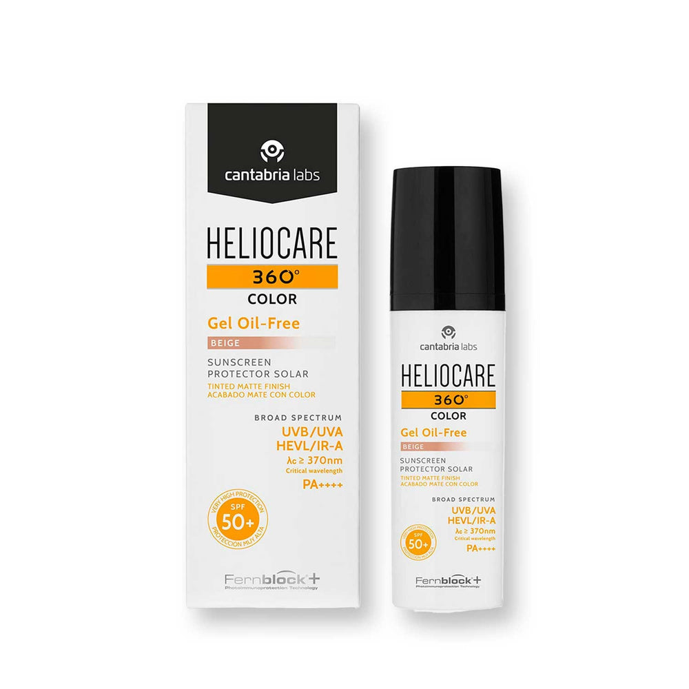 Heliocare 360 Color Beige Gel Oil Free SPF 50+ | 50 ml