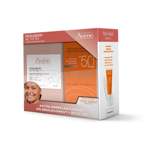 Kit Avène Hyaluron Activ B3 Crema + Solar Antiedad Emulsión SPF 50 | 50 ml/50ml
