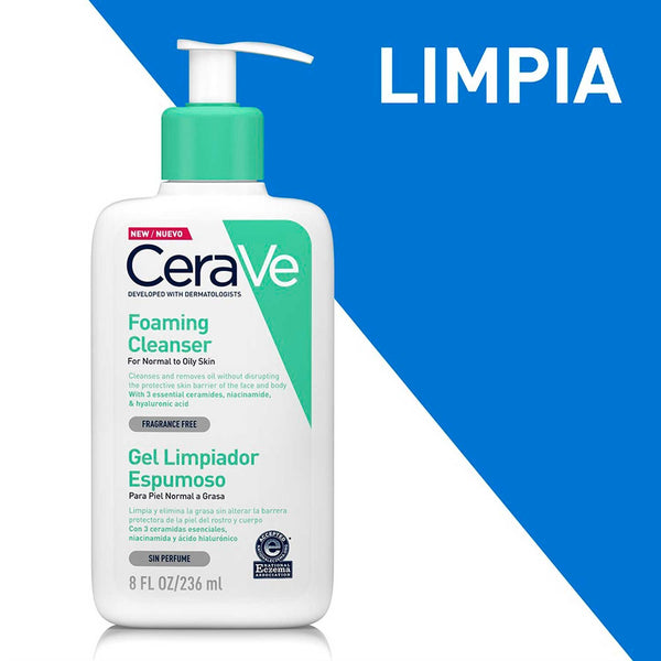 CeraVe Limpiador Espumoso | 236 ml
