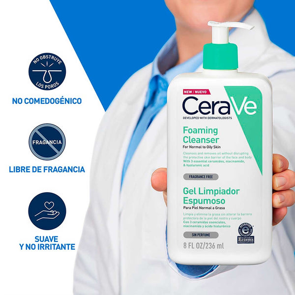 CeraVe Limpiador Espumoso | 236 ml