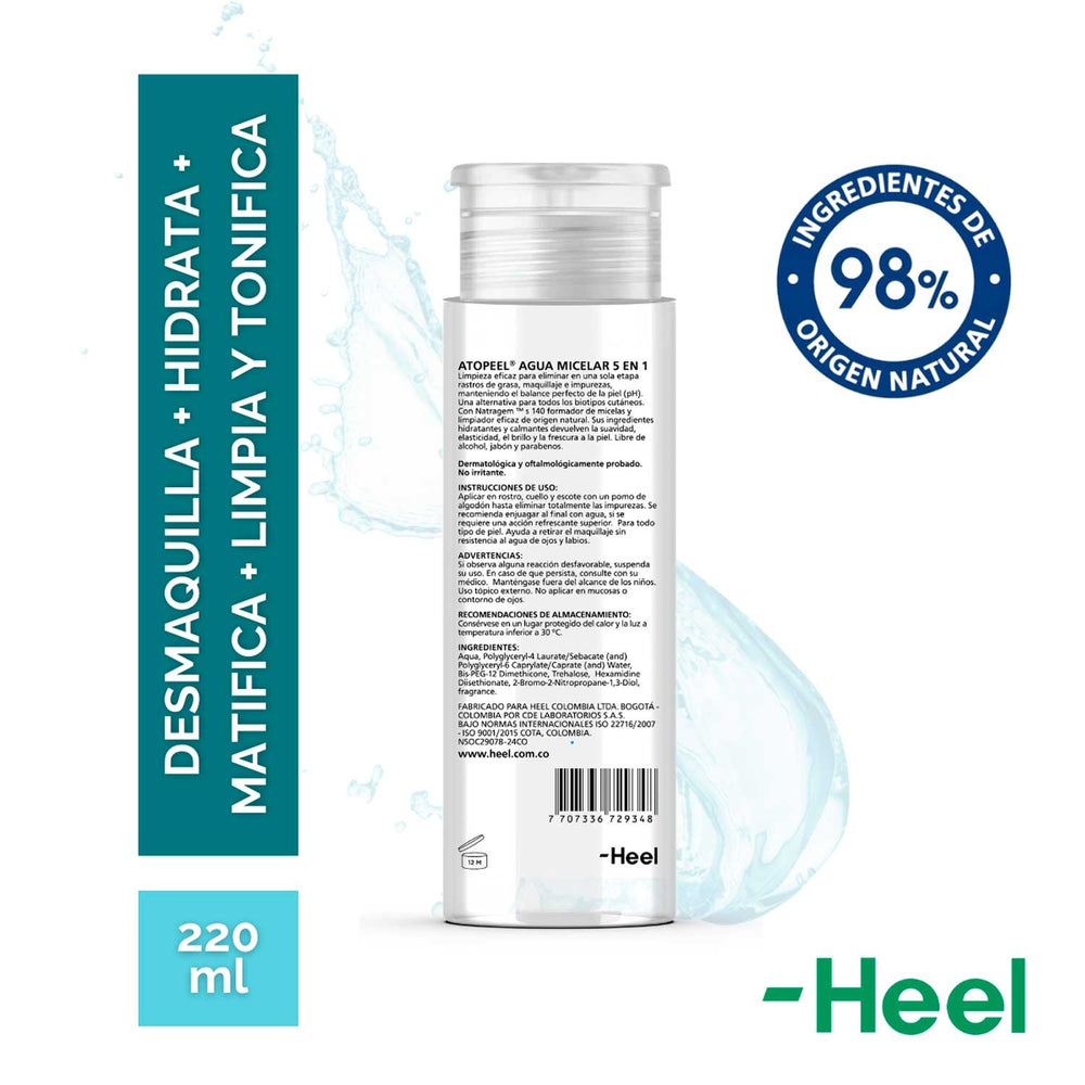 Atopeel Agua Micelar 5 en 1 | 220 ml