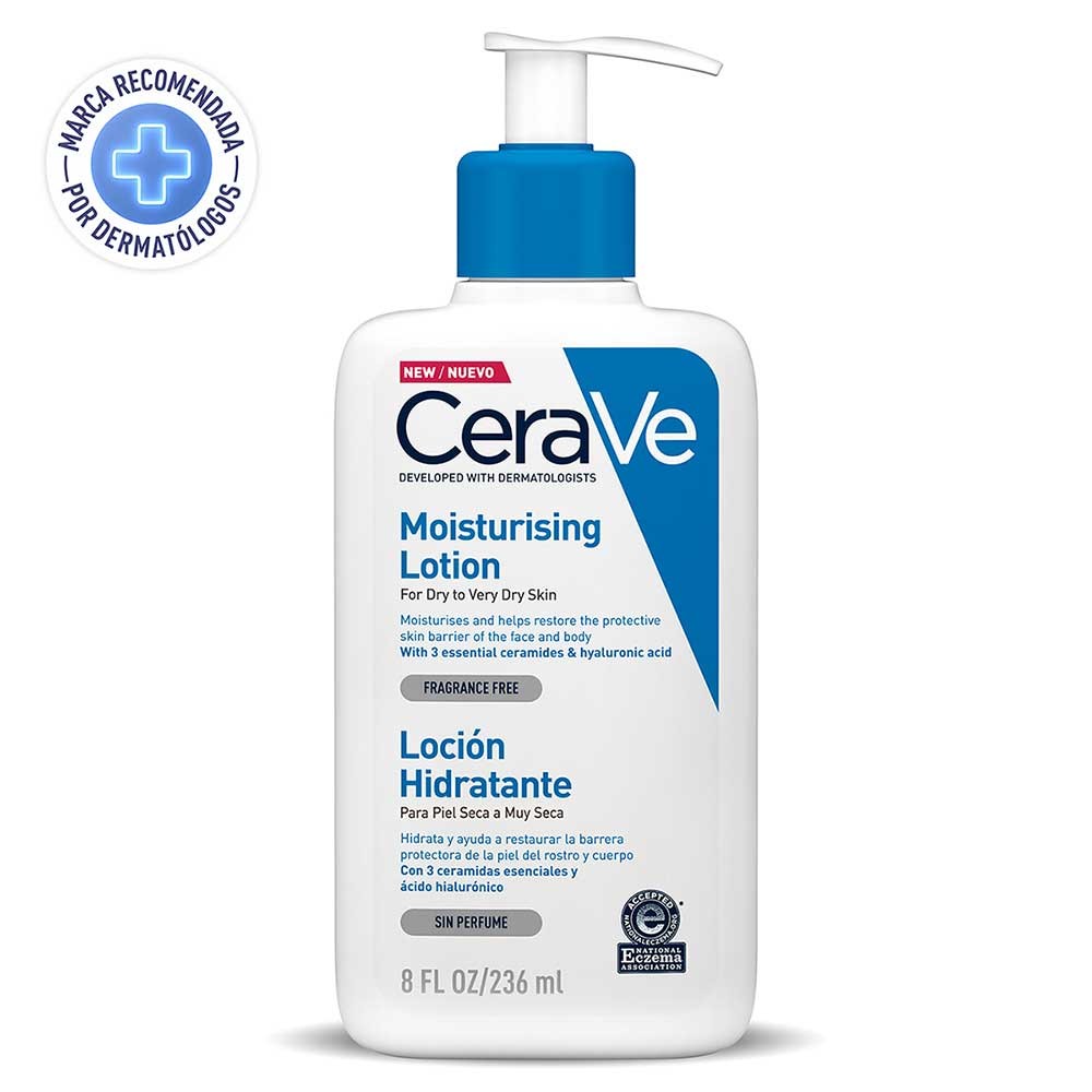 CeraVe Loción Hidratante Con Ceramidas y Ácido Hialurónico | 236 ml