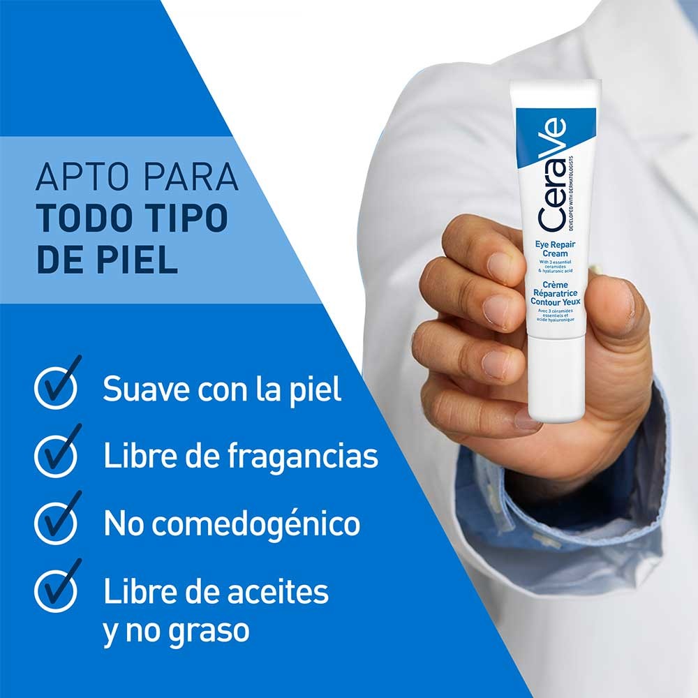 CeraVe Crema Reparadora Contorno de Ojos | 14 ml