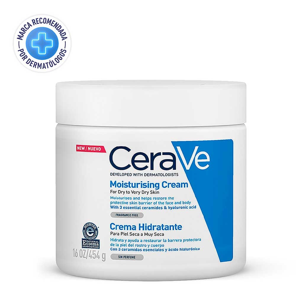 CeraVe Crema Hidratante Piel Sensible y Seca | 454 g