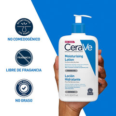 CeraVe Loción Hidratante Con Ceramidas y Ácido Hialurónico | 473 ml