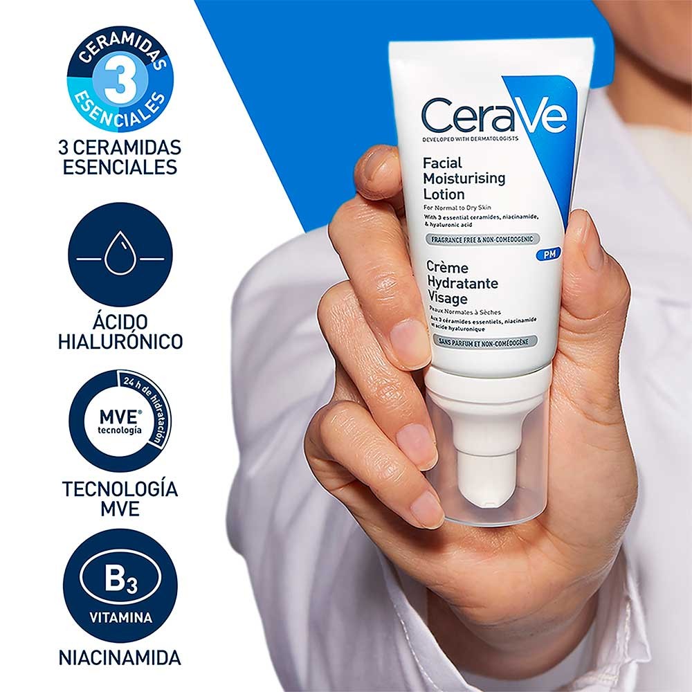 CeraVe Loción Hidratante Noche | 52 ml