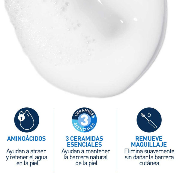 CeraVe Limpiadora Crema Espuma Hidratante | 236 ml
