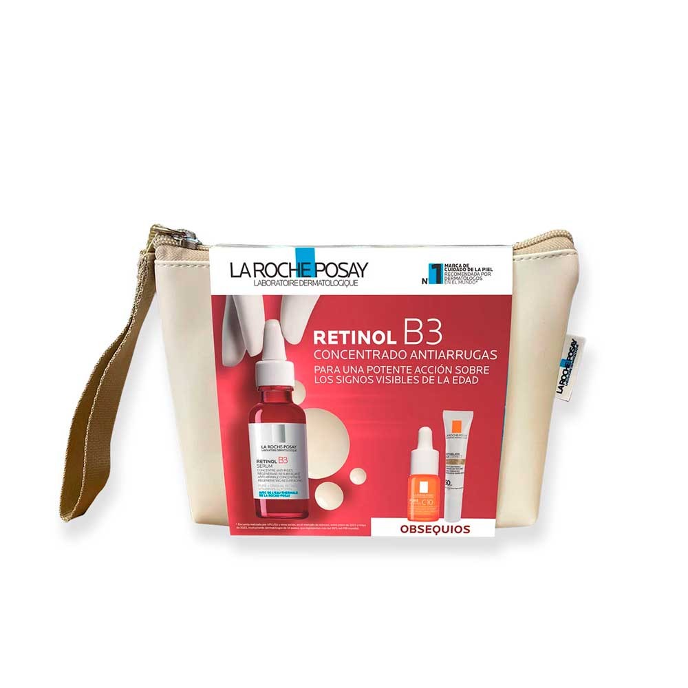 Kit Retinol B3 Serum + Vitamina C 10 + Anthelios | 30 ml/10 ml/15 ml