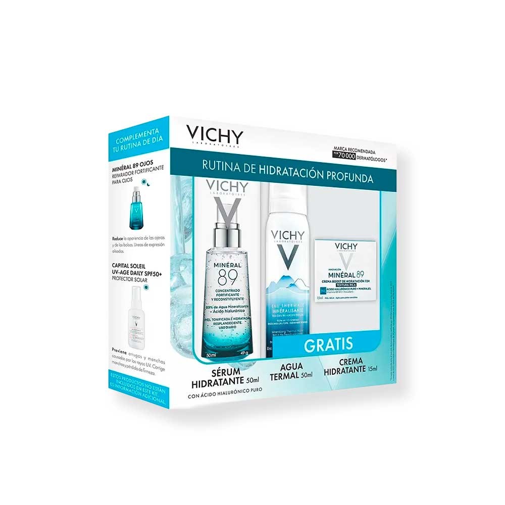 Kit Mineral 89 + Serum+ Crema 89 +  | 50 ml/50 ml/15 ml