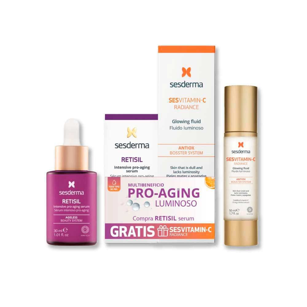 Kit Sesderma Pro Aging + Luminosidad| 50 ml/ 30 ml