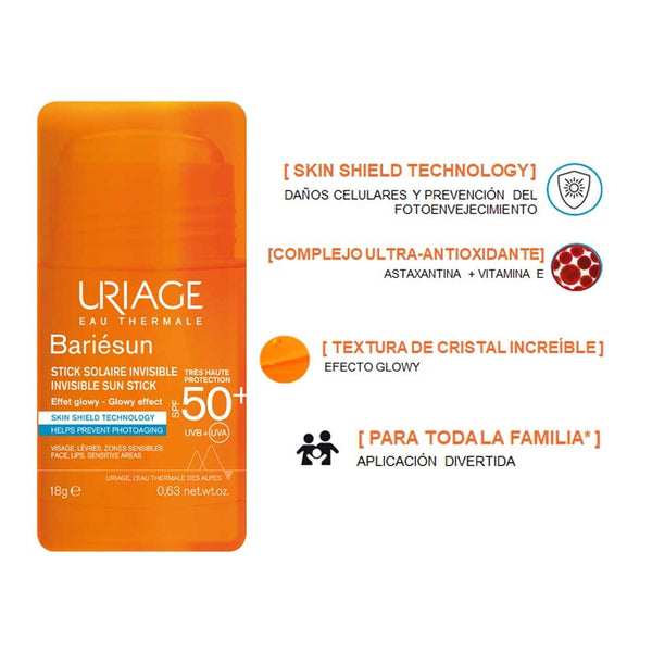Uriagen Bariesun SPF 50+ Stick Invisible | 18 g