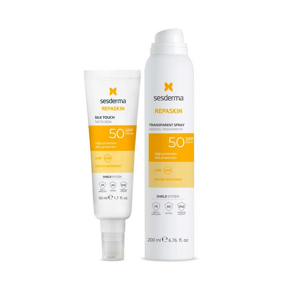 Kit Repaskin Fotoprotector Fluido + Repaskin Aereosol | 50 ml/200 ml