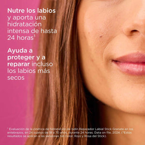 Reparador Labial Stick Rosa| 4 g