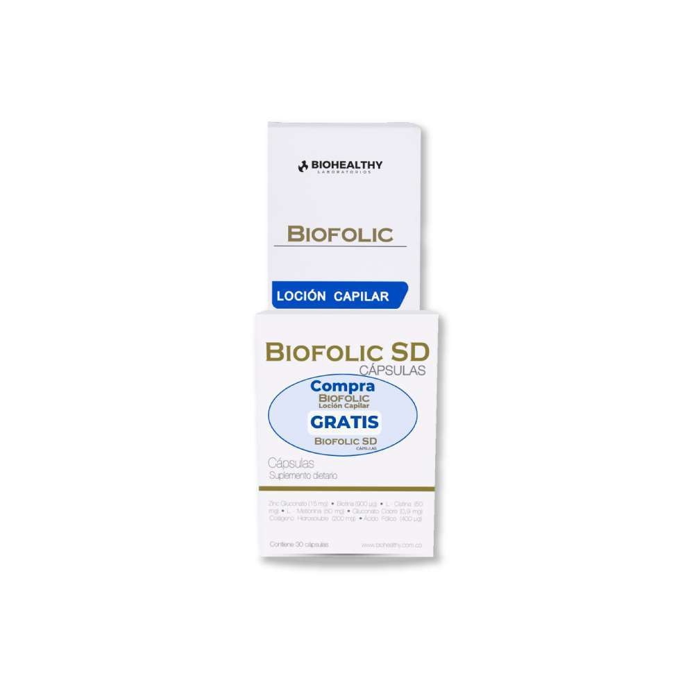 Kit Biofolic Loción + Biofolic Cápsulas |100 ml/ 30 Caps
