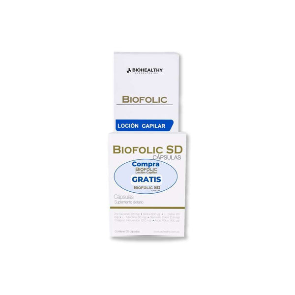 Kit Biofolic Loción + Biofolic Cápsulas |100 ml/ 30 Caps
