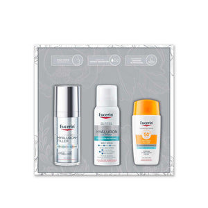 Kit Eucerin Serum Epigenetic Hyaluron Filler + Protector Solar Hydrofluid + Mist Spray | 30 ml/50 ml/ 50 ml