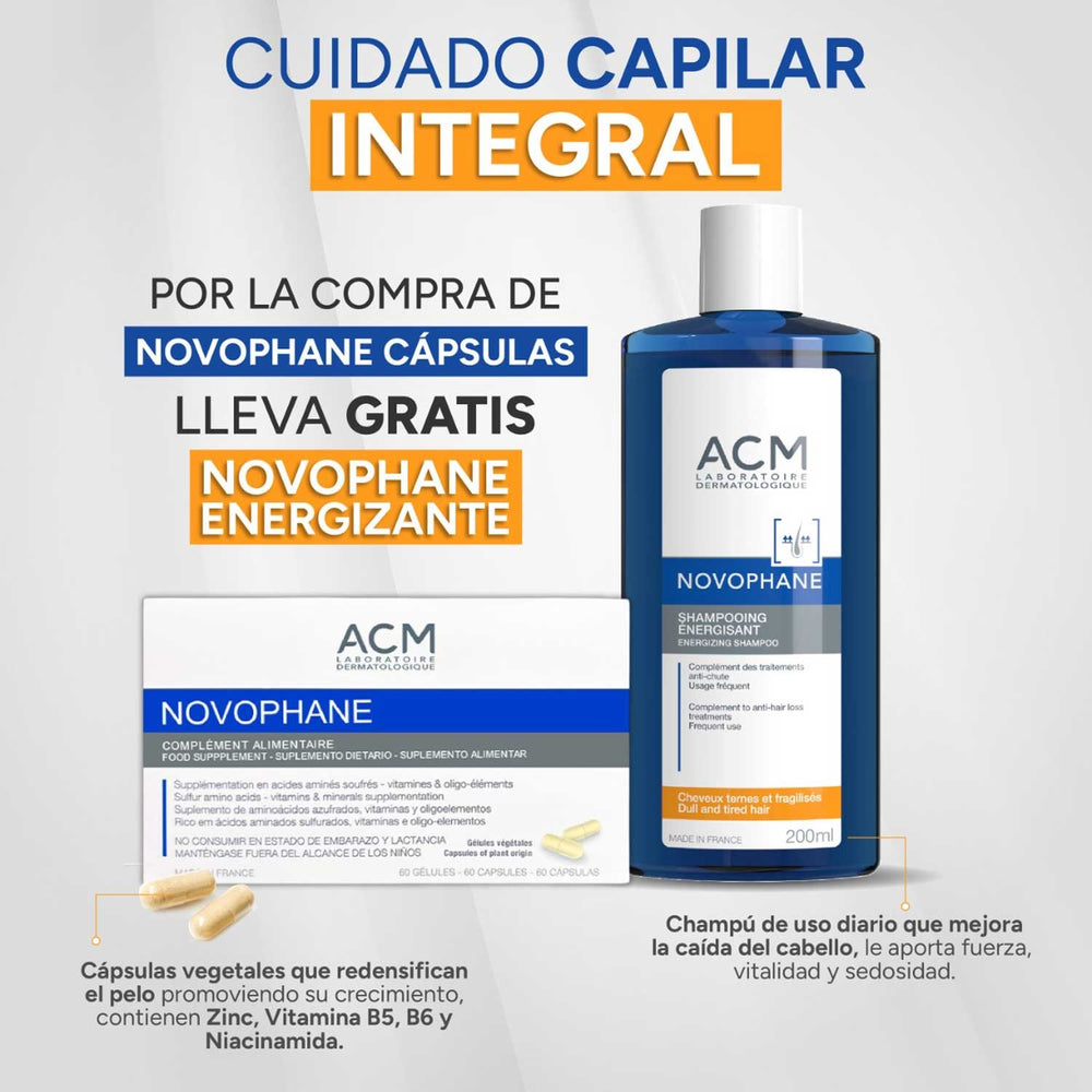 Kit Novophane Cápsulas + Novophane Energizante | 200 ml / 60 Caps