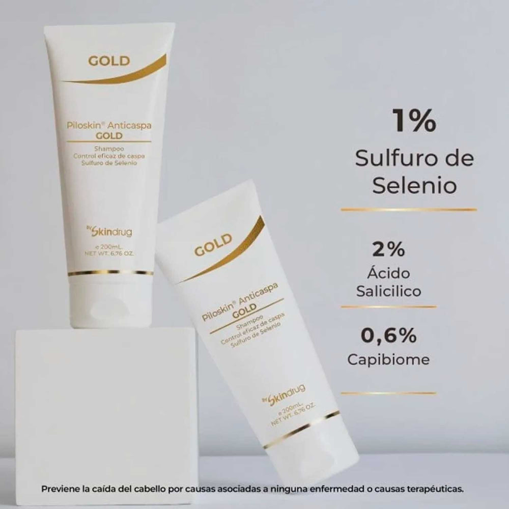 Piloskin Anticaspa Gold Shampoo | 200 ml