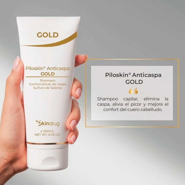 Piloskin Anticaspa Gold Shampoo | 200 ml