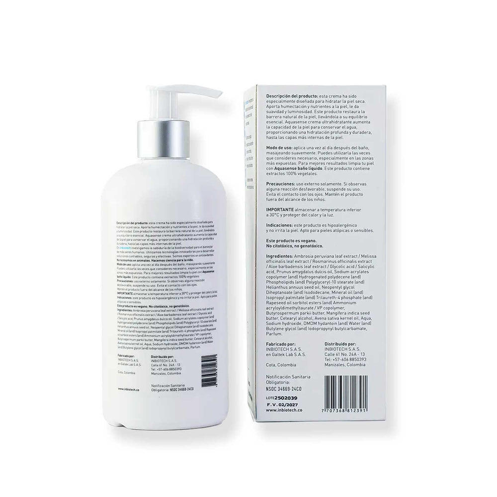 Acquasense Crema Ultra Hidratante |400 ml