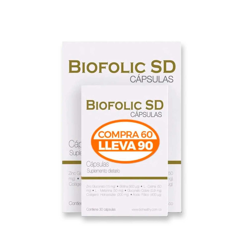 Biofolic Cápsulas | 60 Caps+30 Caps