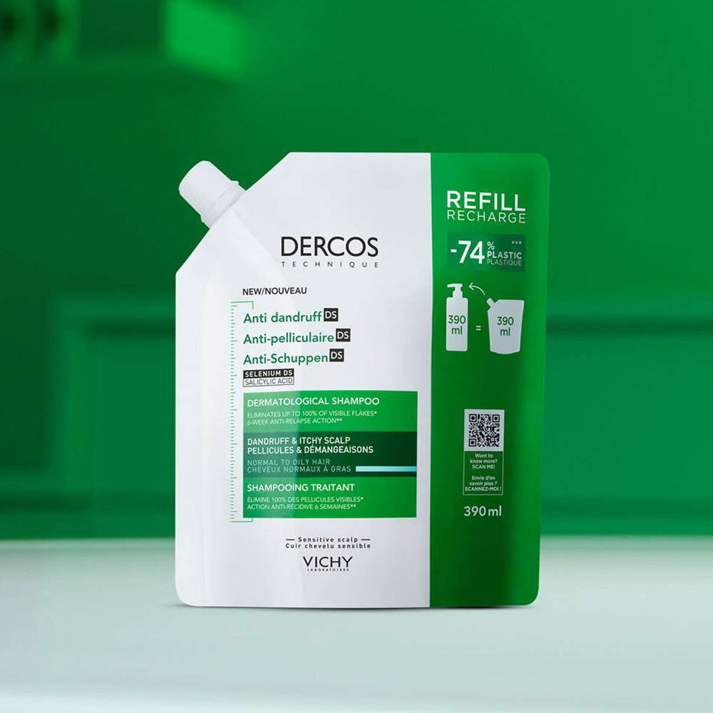 Dercos Refill Shampoo Anticaspa |390 ml
