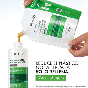 Dercos Refill Shampoo Anticaspa |390 ml