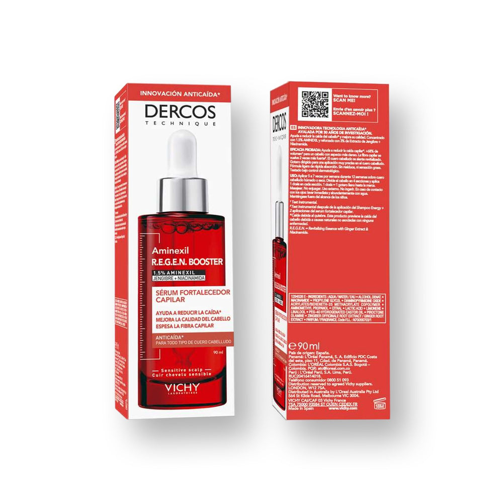 Dercos Serum Fortalecedor Capilar Aminexil  R.E.G.E.N Booster | 90 ml