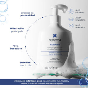 Hidraven Crema Espumosa Sin Jabón| 300 ml